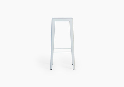 Yellow Diva WBS2 colourblock solid timber high bar stool steel legs